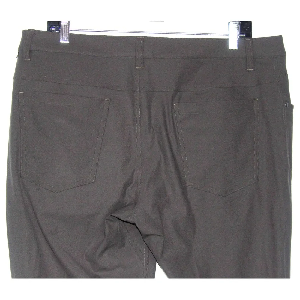 Lululemon Dark Gray Stretch ABC Performance Chino Pants Men's 36 X 28